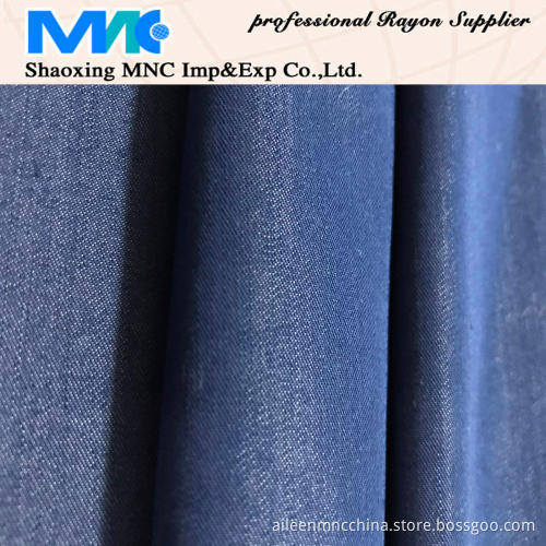 hot selling T/R  denim yarn dyed fabric